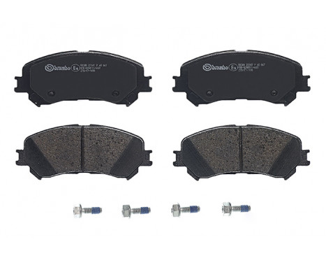 Bromsbeläggssats, skivbroms P 68 067 Brembo