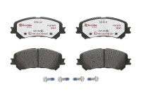 Bromsbeläggssats, skivbroms P 68 067X Brembo