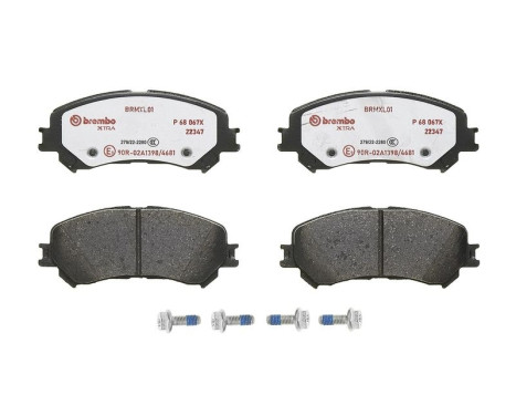 Bromsbeläggssats, skivbroms P 68 067X Brembo