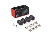 Bromsbeläggssats, skivbroms P 68 080 Brembo