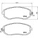 Bromsbeläggssats, skivbroms P 78 021 Brembo, miniatyr 3