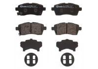 Bromsbeläggssats, skivbroms P 79 037 Brembo
