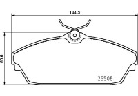 Bromsbeläggssats, skivbroms P 82 003 Brembo