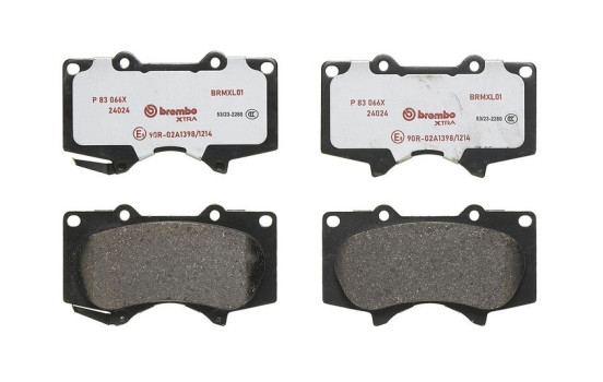 Bromsbeläggssats, skivbroms P 83 066X Brembo, bild 3