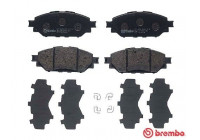 Bromsbeläggssats, skivbroms P 83 167 Brembo