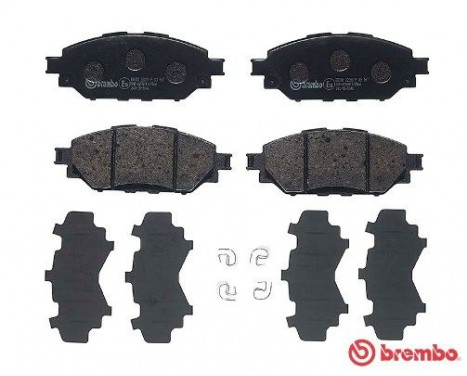 Bromsbeläggssats, skivbroms P 83 167 Brembo