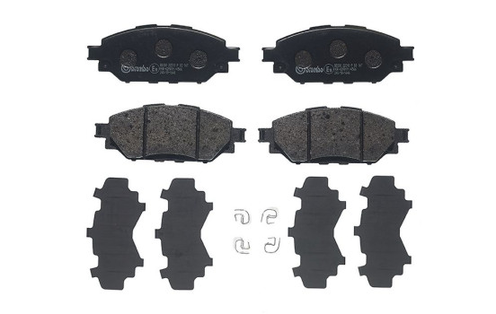 Bromsbeläggssats, skivbroms P 83 167 Brembo, bild 2