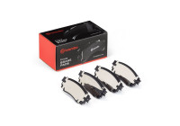 Bromsbeläggssats, skivbroms P 83 201 Brembo