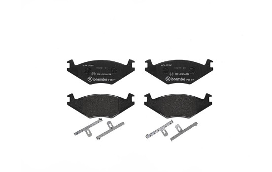Bromsbeläggssats, skivbroms P 85 019 Brembo