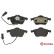 Bromsbeläggssats, skivbroms P 85 085 Brembo
