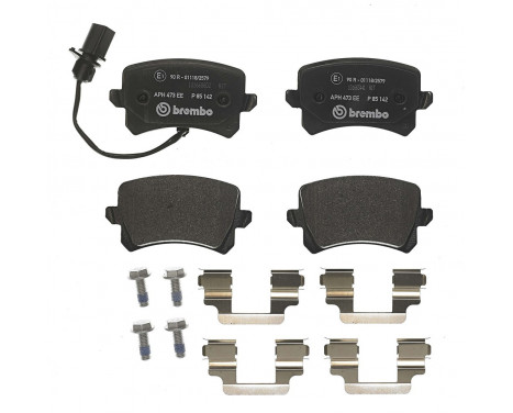 Bromsbeläggssats, skivbroms P 85 142 Brembo