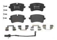 Bromsbeläggssats, skivbroms P 85 150 Brembo