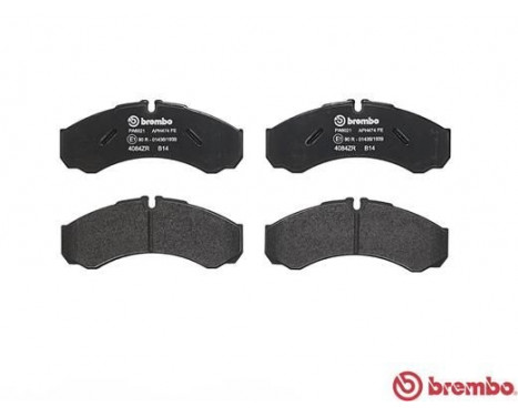 Bromsbeläggssats, skivbroms P A6 021 Brembo, bild 3