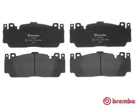 Bromsbeläggssats, skivbroms P06079 Brembo, bild 2