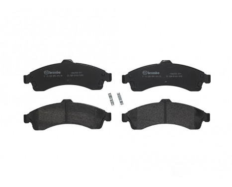 Bromsbeläggssats, skivbroms P10009 Brembo