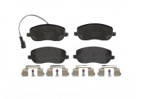 Bromsbeläggssats, skivbroms P23100 Brembo