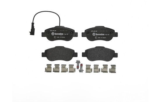 Bromsbeläggssats, skivbroms P23107 Brembo