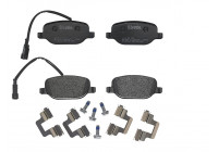 Bromsbeläggssats, skivbroms P23152 Brembo