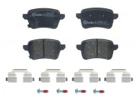 Bromsbeläggssats, skivbroms P23190 Brembo