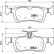 Bromsbeläggssats, skivbroms P24204 Brembo, miniatyr 3
