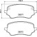 Bromsbeläggssats, skivbroms P24236 Brembo
