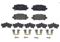 Bromsbeläggssats, skivbroms P28090 Brembo