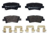Bromsbeläggssats, skivbroms P30101 Brembo