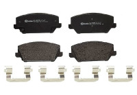 Bromsbeläggssats, skivbroms P30102 Brembo
