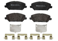 Bromsbeläggssats, skivbroms P30110 Brembo