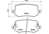 Bromsbeläggssats, skivbroms P30139 Brembo