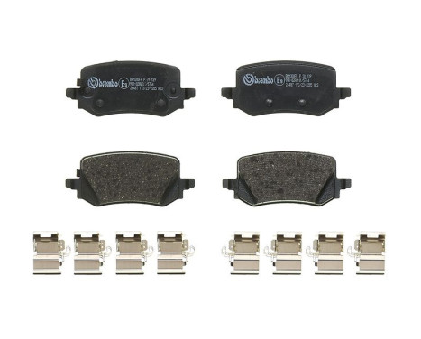 Bromsbeläggssats, skivbroms P30139 Brembo, bild 2