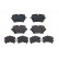 Bromsbeläggssats, skivbroms P36033 Brembo