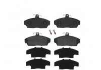 Bromsbeläggssats, skivbroms P44010 Brembo