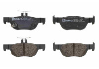 Bromsbeläggssats, skivbroms P49064 Brembo