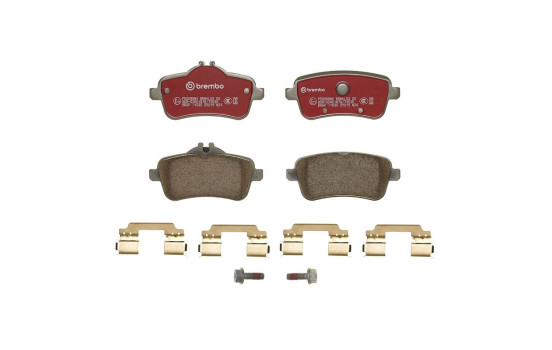 Bromsbeläggssats, skivbroms P50099NX Brembo, bild 2