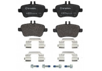 Bromsbeläggssats, skivbroms P50135 Brembo
