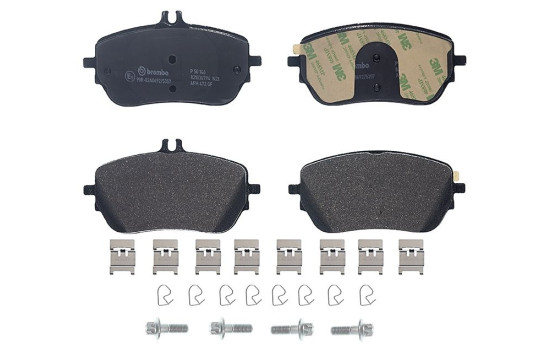 Bromsbeläggssats, skivbroms P50146 Brembo, bild 2
