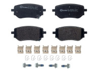 Bromsbeläggssats, skivbroms P50153 Brembo