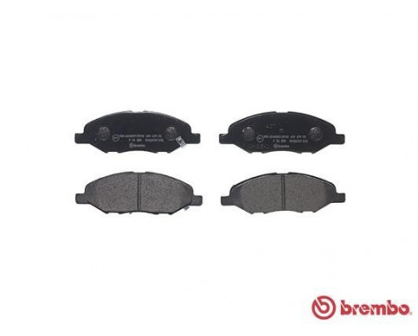 Bromsbeläggssats, skivbroms P56088 Brembo, bild 2