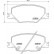 Bromsbeläggssats, skivbroms P59096 Brembo, miniatyr 2