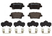 Bromsbeläggssats, skivbroms P59097 Brembo