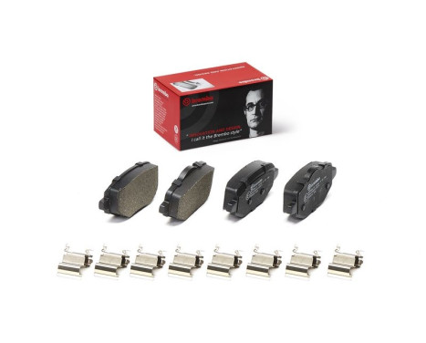 Bromsbeläggssats, skivbroms P61140 Brembo
