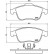 Bromsbeläggssats, skivbroms P68045 Brembo, miniatyr 2