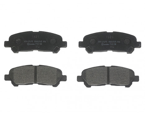 Bromsbeläggssats, skivbroms P83138 Brembo