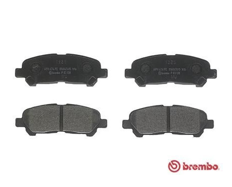 Bromsbeläggssats, skivbroms P83138 Brembo, bild 2