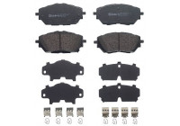 Bromsbeläggssats, skivbroms P83171 Brembo