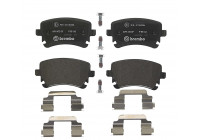 Bromsbeläggssats, skivbroms P85143 Brembo
