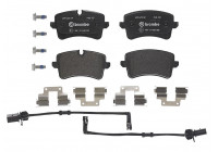 Bromsbeläggssats, skivbroms P85157 Brembo