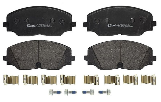 Bromsbeläggssats, skivbroms P85176 Brembo, bild 2