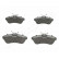 Bromsbeläggssats, skivbroms PA-0009AF Japanparts, miniatyr 2